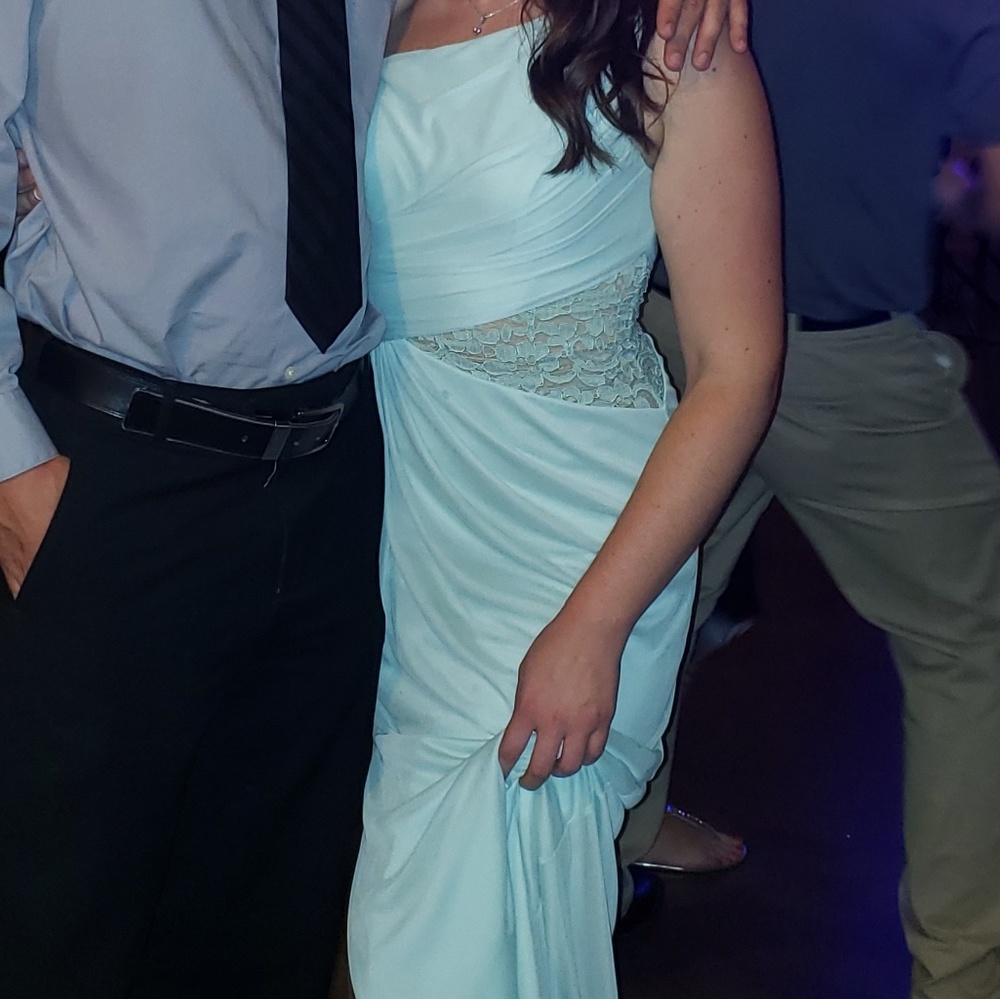David's Bridal dress.